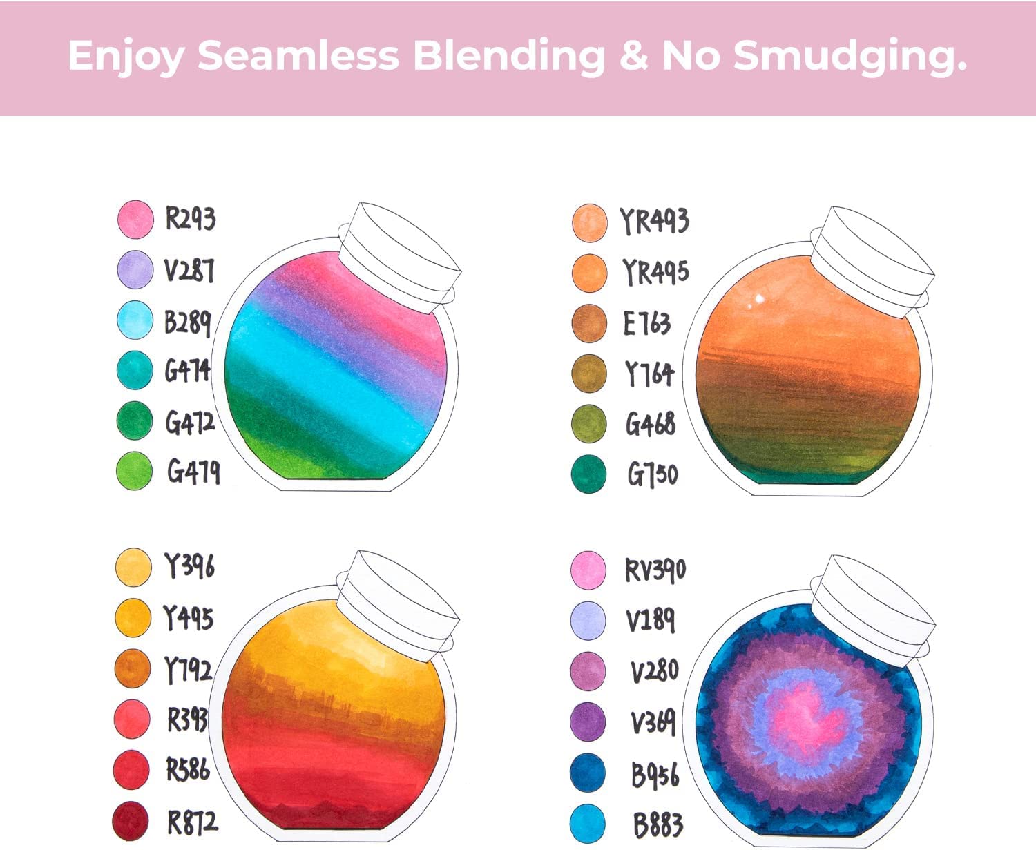 Ohuhu Kaala Dual Tips Alcohol Art Markers- 60 Colors Illustrations