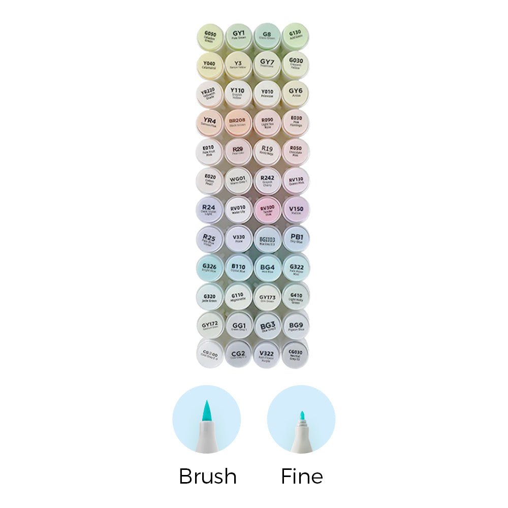 Ohuhu Honolulu Brush Markers - Small Set