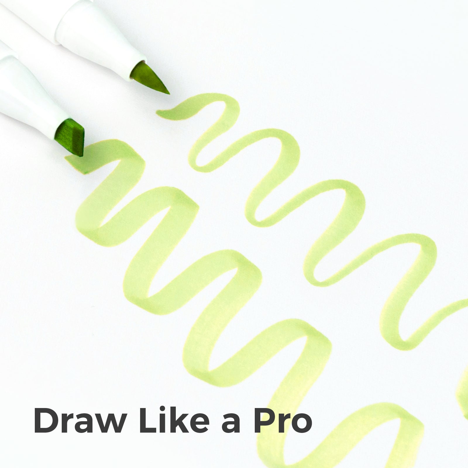 Ohuhu Honolulu 48 Mid-tone Colors Dual Tips Alcohol Art Markers